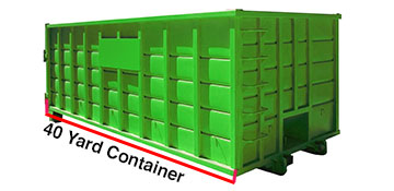 Orleans County 40 Yard Dumpster Rental
