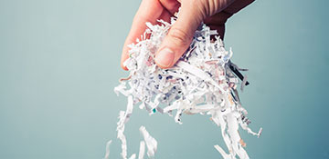 Winona County Regularly Scheduled off Site Paper Shredding