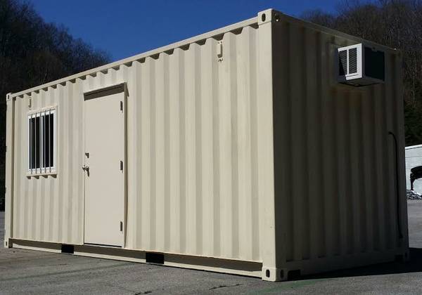 20ft mobile office beige