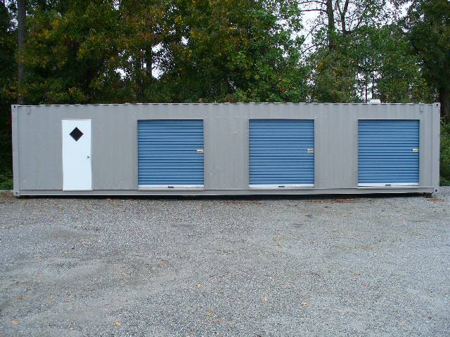 mobile office trailer with roll up doors