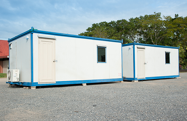 Two office/storage combo office trailers (20 foot)